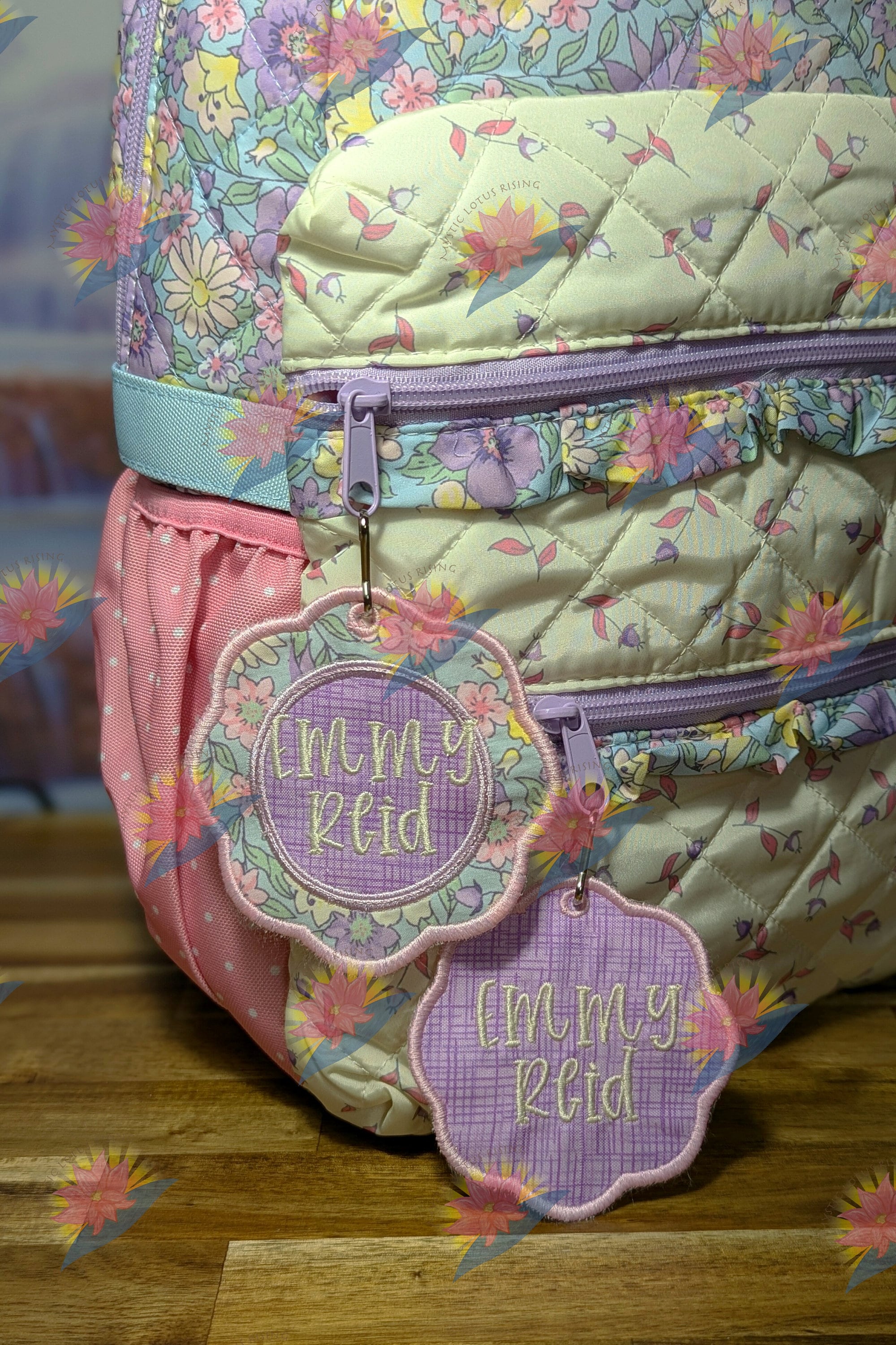 Made to Match Back to School Spring Fling Backpack Tags Etsy