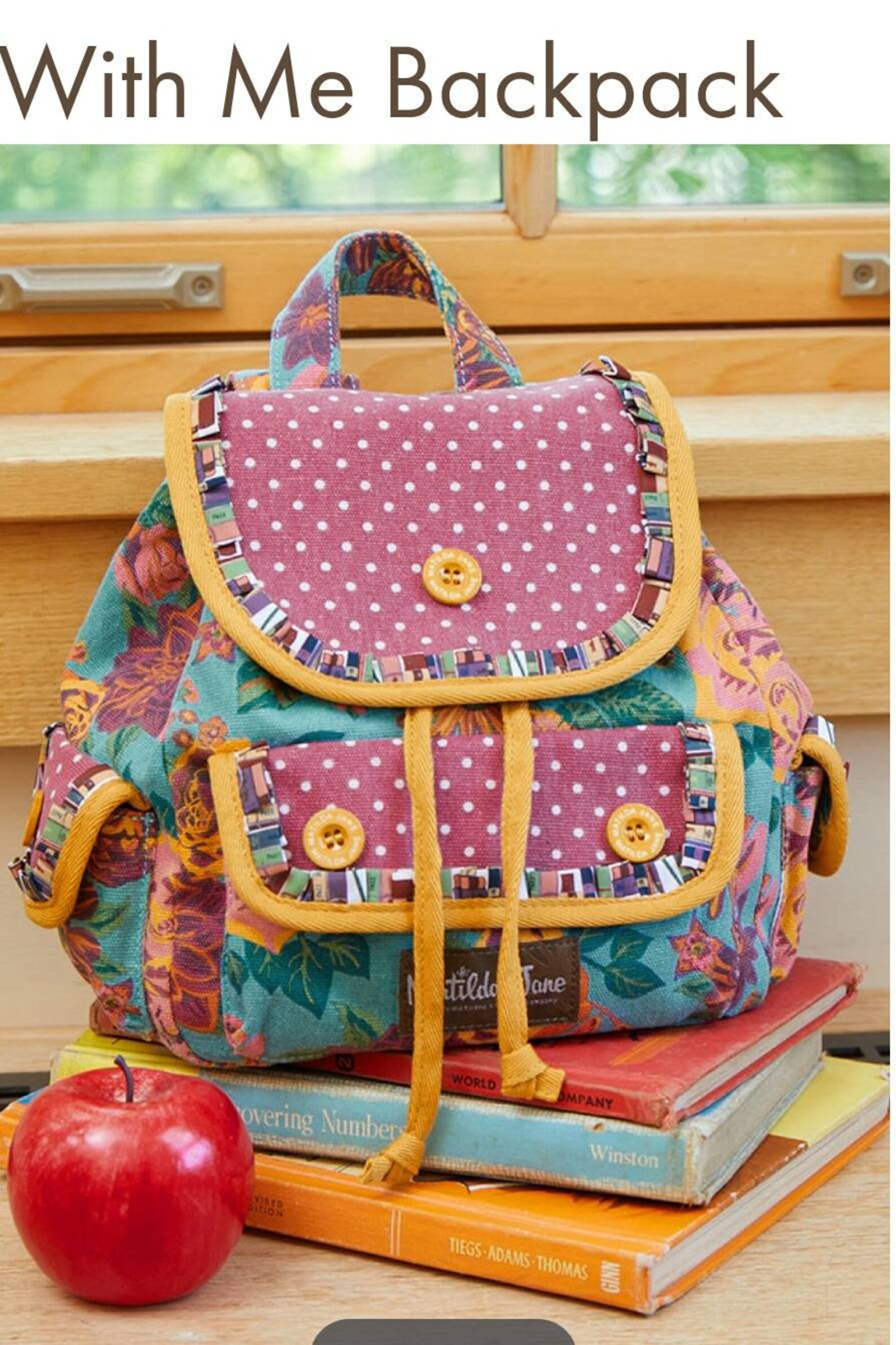 Matilda Jane Moments With You Two Fabric Personalized Backpack Etsy