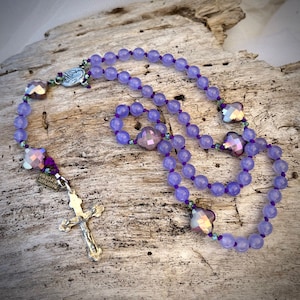Ultraviolet Trinity Catholic Rosary
