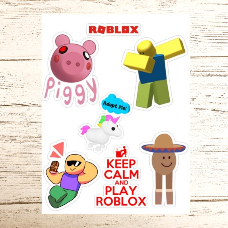 Roblox Stickers Birthday Party FavorsRoblox Party Supplies | Etsy
