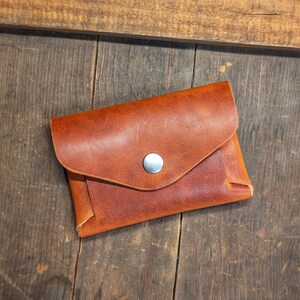 Lenape - Horween Leather Card Wallet or Coin Purse
