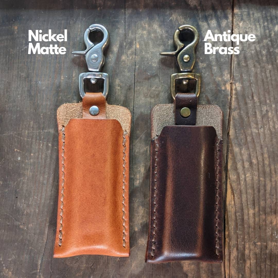 Amazon.com: RUSTIC TOWN Leather Key Case Holder - Zippered
