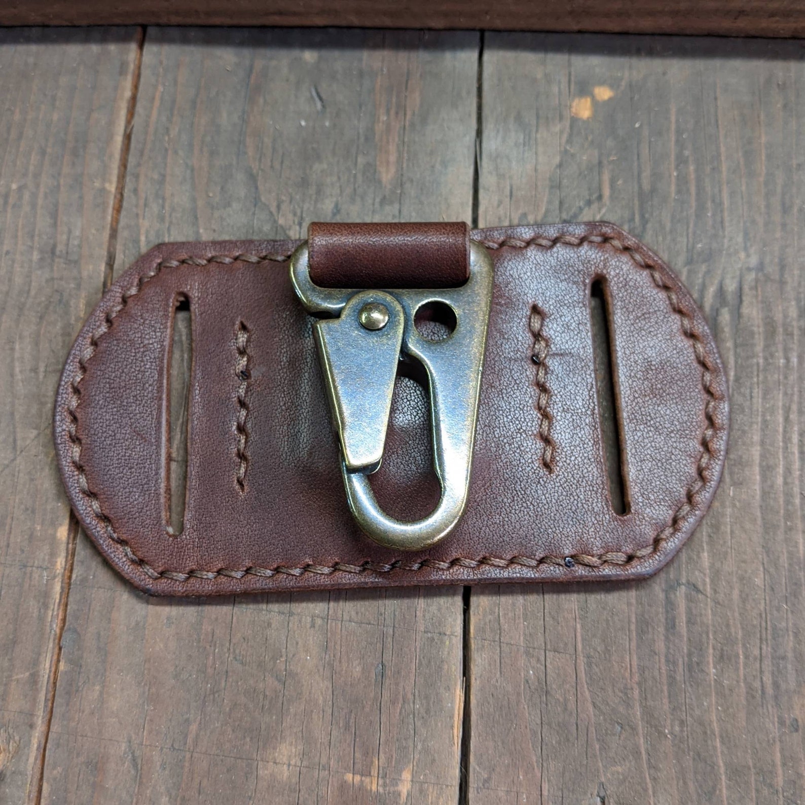 Pocono Utility Belt Leather Key Ring Clip Key Holder - Etsy