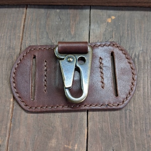 Pocono Utility Belt Leather Key Ring Clip Key Holder Keychain - Etsy