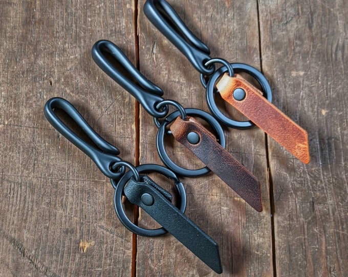 Hotop 3 Pcs Fish Hook Keychain Belt Clip Key Rings Solid Brass Solid U Shape Hook Key Chain Belt Wallet Clip Holder Gold Loop For Men Women Wallet Chain Purse Accessory At - View #2