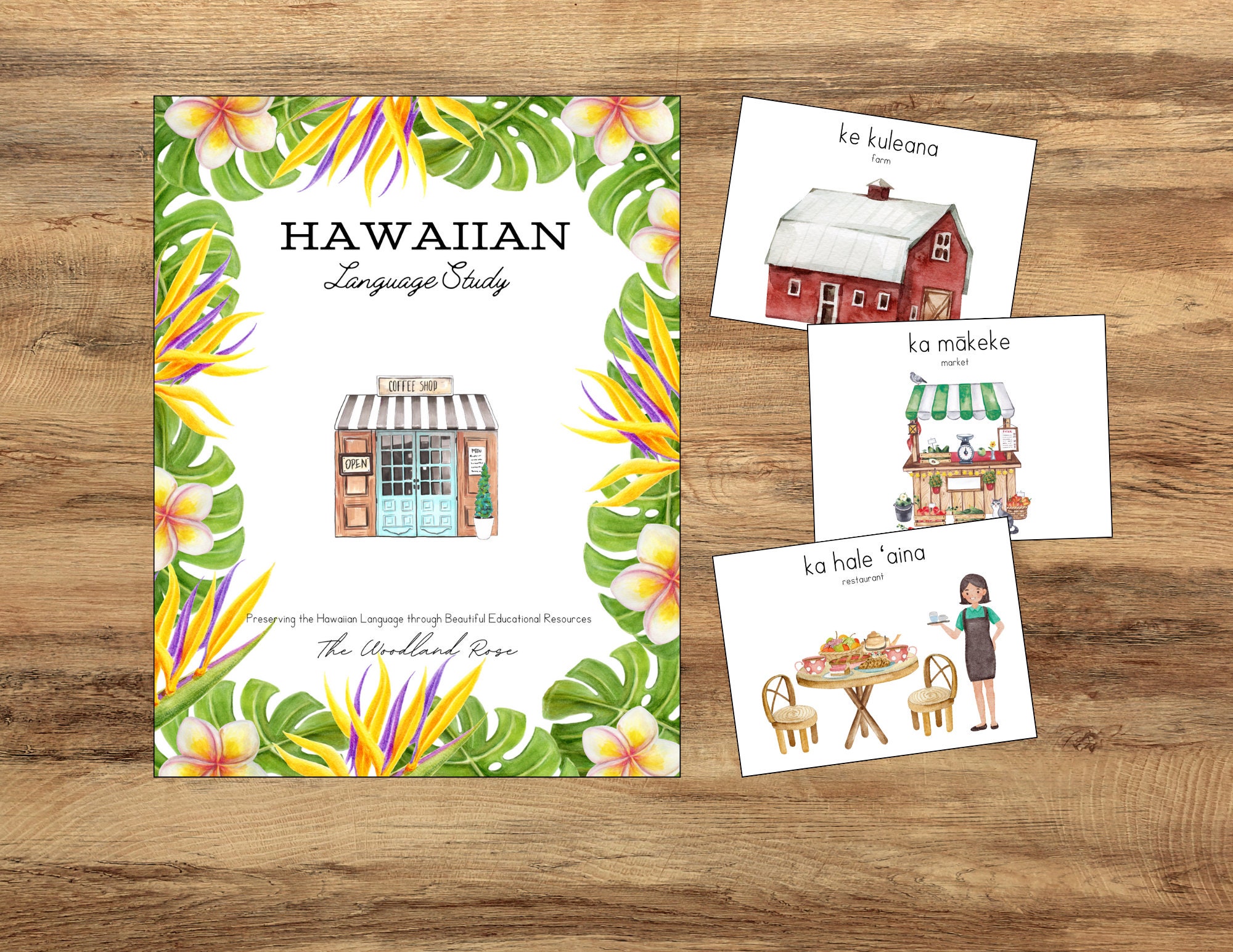 Hawaiian 'places' Flashcards, Hawaiian Vocabulary, Learn Hawaiian