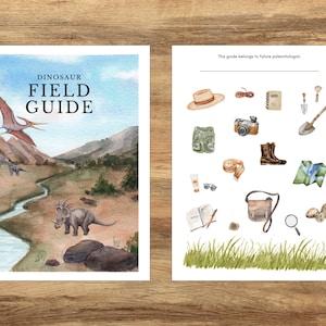 Dinosaur Field Guide, Paleontology Journal, Fossil Discovery, Kids Dinosaur Journal, Dinosaur Notebook, Paleontology Unit, Dino Printables