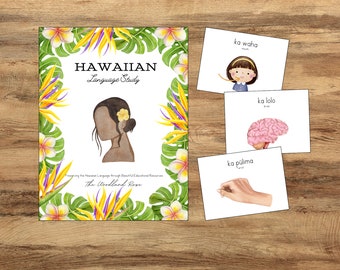 Hawaiian 'Anatomy' Flashcards, Hawaiian Language Resources, Learn Hawaiian, Hawaiian Vocabulary, Hawaiian Worksheet, Hawaiian Words, Olelo