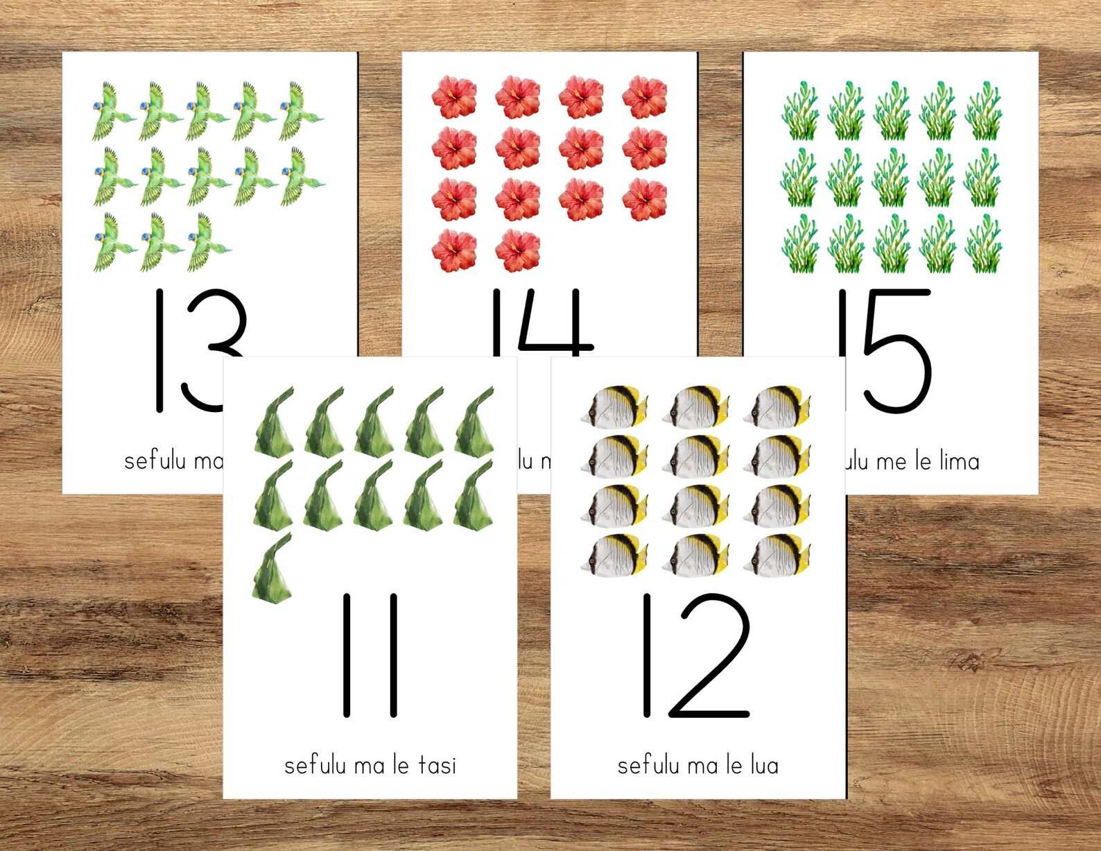 Samoan Numbers Counting in Samoan, Gagana Samoa, Samoan Number Flashcards, Learn ...