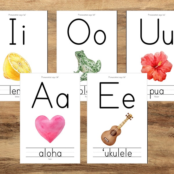 Hawaiian Language Alphabet Flashcards, Olelo Hawaii, Learn Hawaiian, Hawaiian Language Resources, Hawaiian Education, Hawaiian Printables