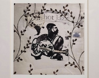 Fine Art Print on Paper - 100% Cotton: Hot Jazz, Day & Night I