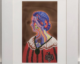Fine Art Print on Paper - Tribal Grandmother