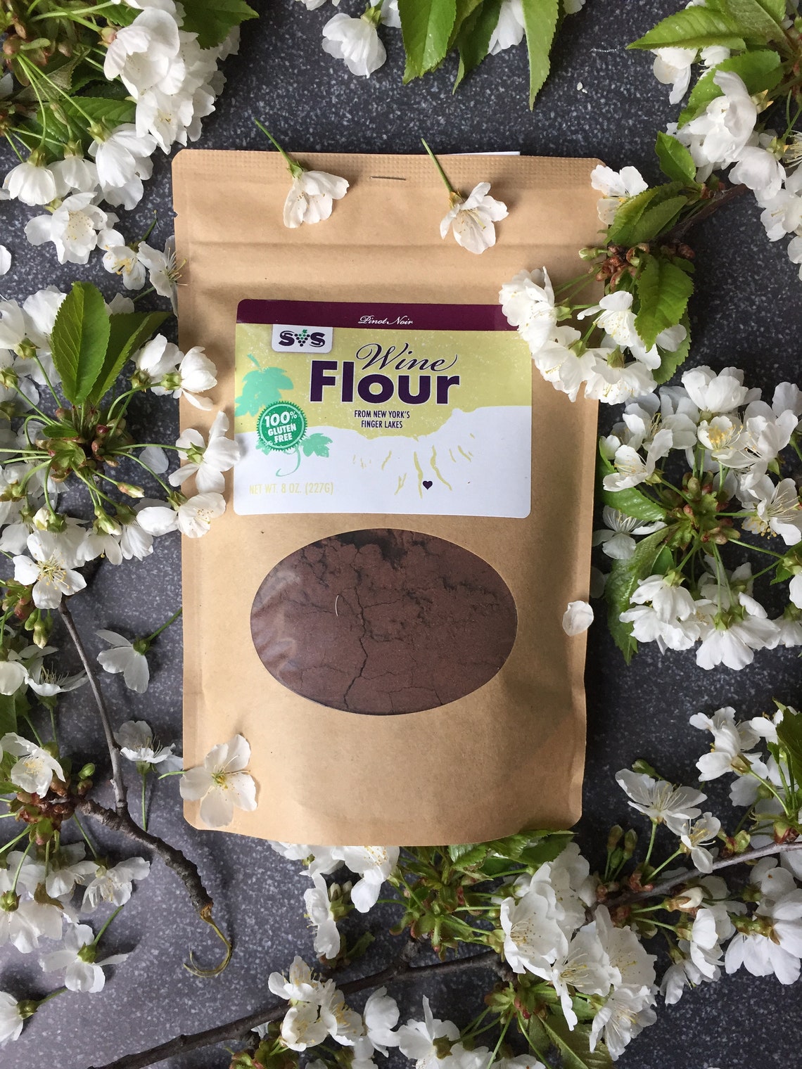 Pinot Noir Wine Flour. Gluten Free. Nutrition. Flavor. High Protein