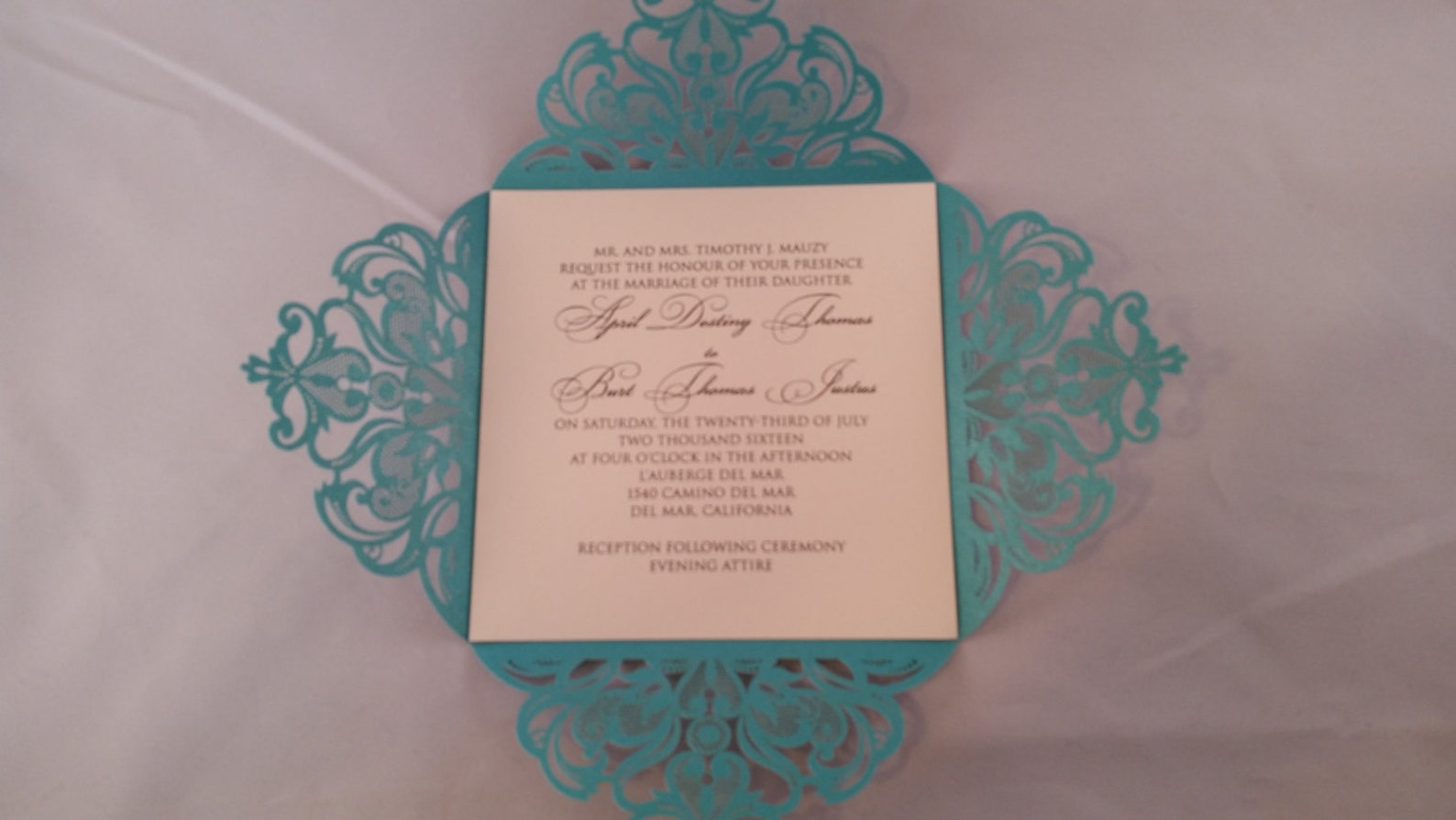 Virtual Wedding Invitation Laser Invitations Invitation | Etsy