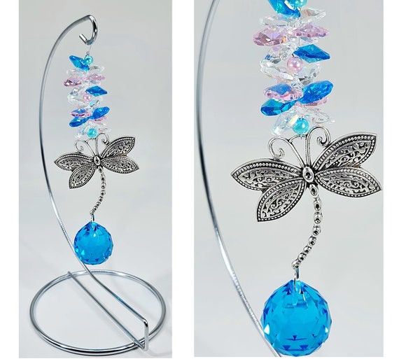 Rainbow Large Dragonfly Earrings Rainbow Large Dragonfly Earrings
