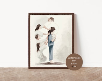 LDS Artwork, Motherhood Print, Angel Art, Motherhood Art, Christian Motherhood Art, Christian Art, Modern Christian Art, Lds Art