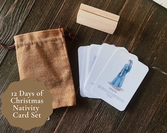 Nativity Advent Cards, Christmas Neighbor Gifts, Lds Ministering, Lds Relief Society, Lds Art, Nativity Art, Christian Christmas,Lds Primary
