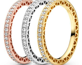 Pandora Heart Ring - Etsy Australia