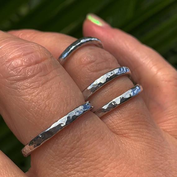 Etsy hammered ring discount