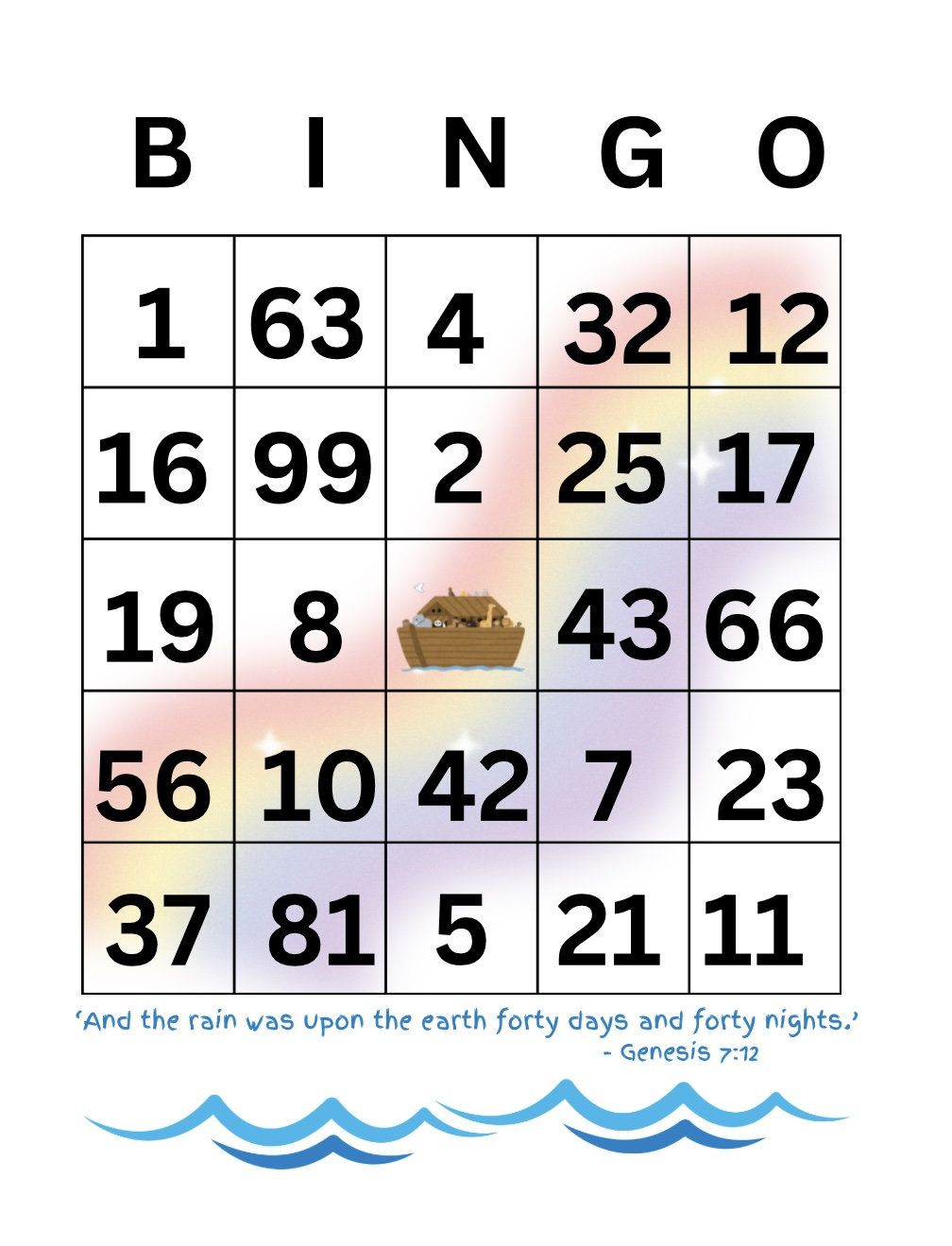 Printable Noah's Ark Activity Packet - Etsy