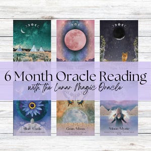 ¡NUEVO! Lectura del Oráculo de 6 meses: lectura intuitiva de cartas del oráculo, predicción del futuro, pronóstico para los próximos 6 meses, tarotista, guía del oráculo
