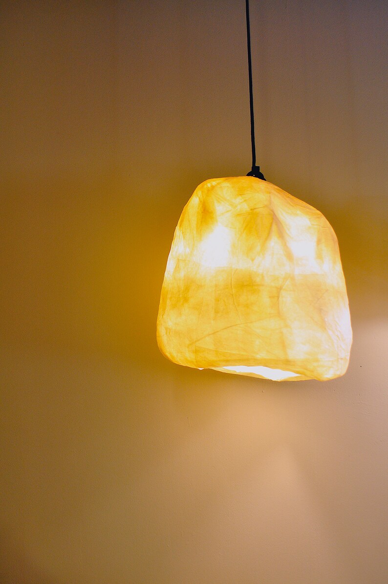 Simple Paper Light Fixture for Modern Garage