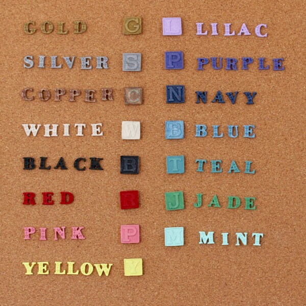 Alphabet Letter Push Pins