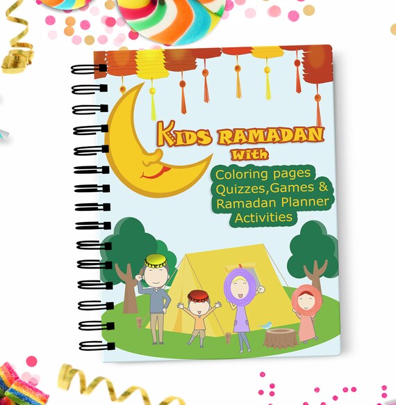 Ramadan Kids Printable Planner Planner Islamic Planner Etsy