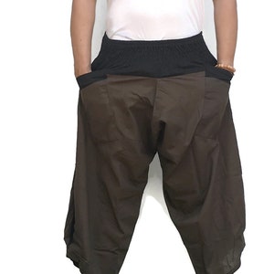 roupas japonesas Moda japonesa Calças de pescador tailandesas Calças japonesas Calças tailandesas Calças ninja Calças de elefante Calças harém Calças harém Boho