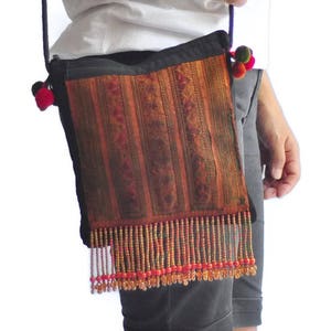 Handmade Woven  Hobo bag Hippie bag Bag Crossbody Bag Handbags Purse Tote bag  Boho bag Shoulder bag Women bag  Thai Cotton Bag Thai woven