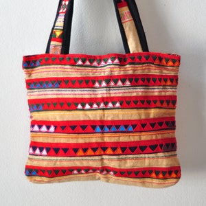 Handmade Woven  Hobo bag Hippie bag Bag Crossbody Bag Handbags Purse Tote bag  Boho bag Shoulder bag Women bag  Thai Cotton Bag Thai woven
