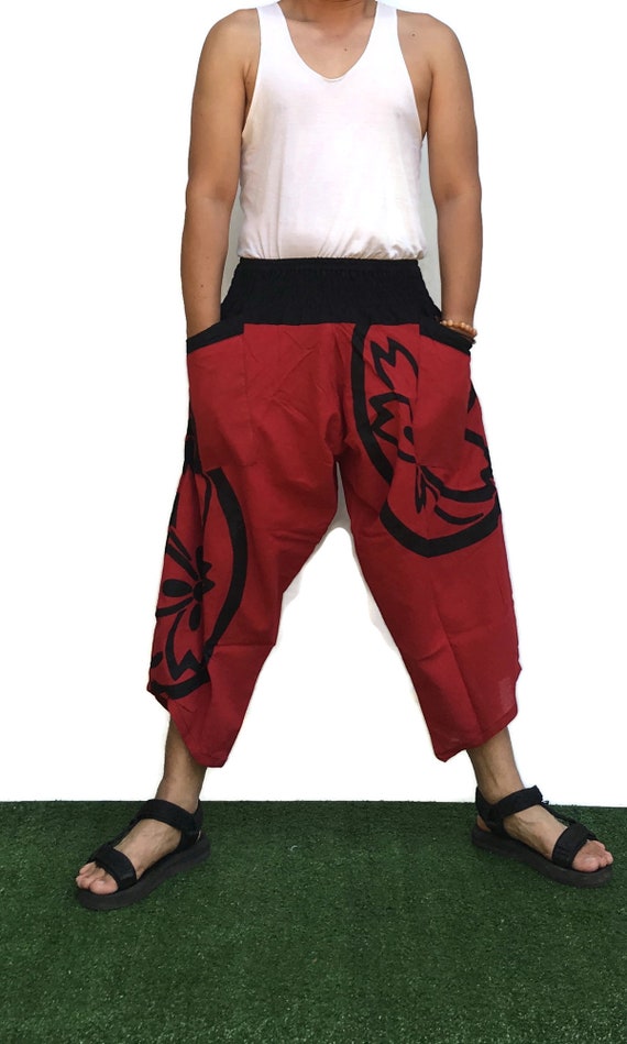 japanese clothes Japanese fashion Thai fisherman pants Japanese pants Thai pants Ninja pants Elephant pants Harem trousers Harem pants Boho