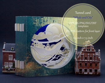 Tunnel Card Svg Etsy