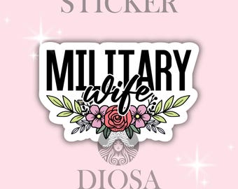 Military Wife Filter Sticker: Spouse Sticker, Dependa