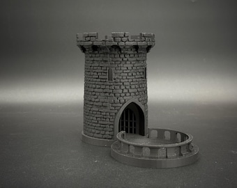 Epic 5" Dice Tower with Tray - Level Up Your Tabletop Gaming