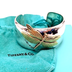 Tiffany dragonfly cuff hotsell