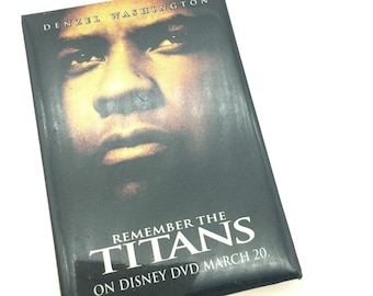 Vintage Remember the Titans Movie Advertising Pinback Button