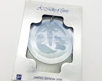 1979 Ball Corp Ein Medley of Carols, Limited Edition "Angels Watch" Acrylornament in Originalverpackung