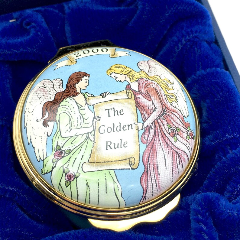 2000 Mary Kay Halcyon Days The Golden Rule Porcelain ...