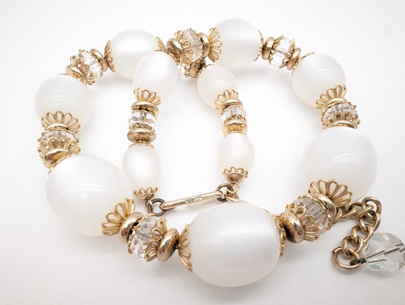 Napier Runway Moonglow Lucite Demi Parure Necklac… - image 5