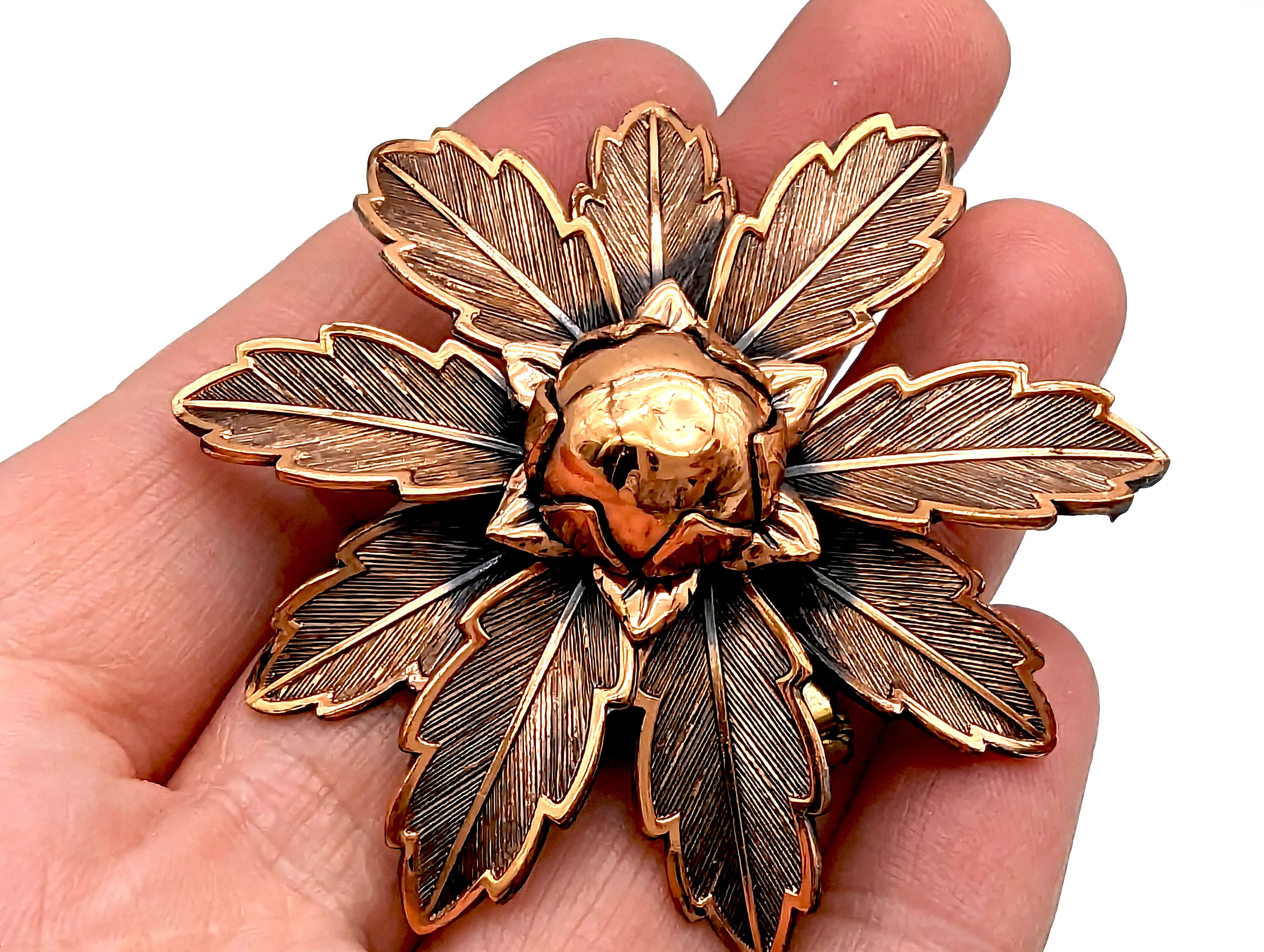 Copper brooch clearance