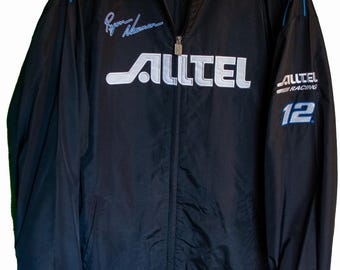 New 1990s Alltel #12 Ryan Newman Chase Authentics Afterburner Windbreaker Jacket - XL