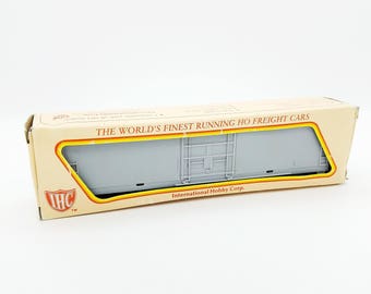 IHC Gray Freight Box Car in Original Box - International Hobby Company Freight Trains
