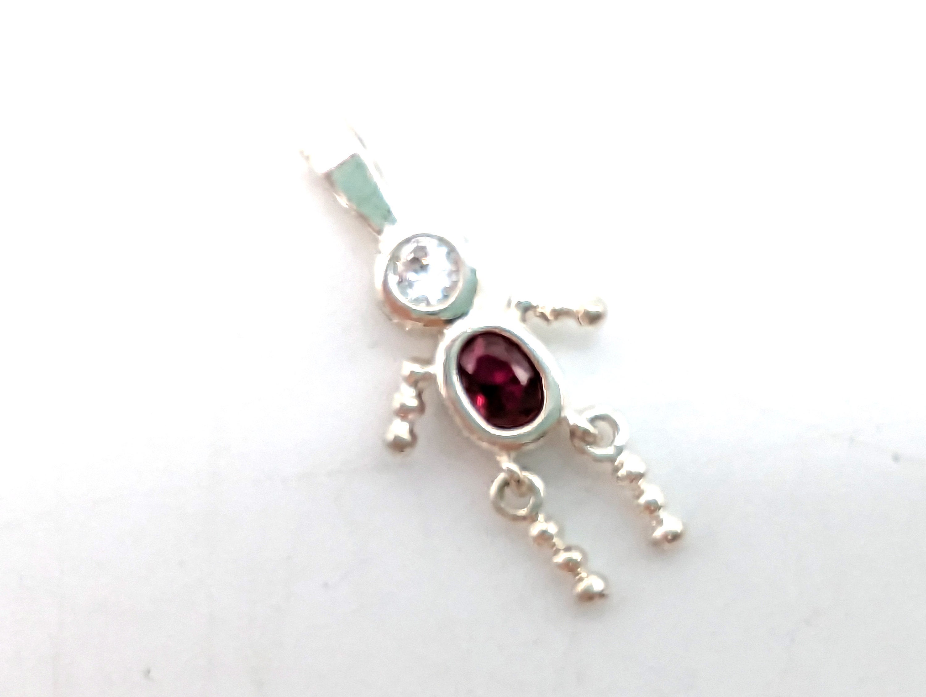 Sterling silver boy hotsell and girl birthstone charms