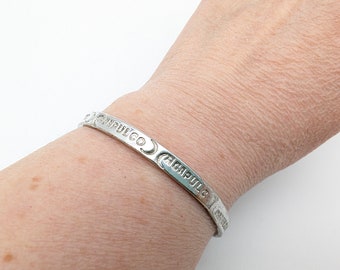Vintage Sterling Silver Acapulco Mexico Souvenir Bangle Bracelet