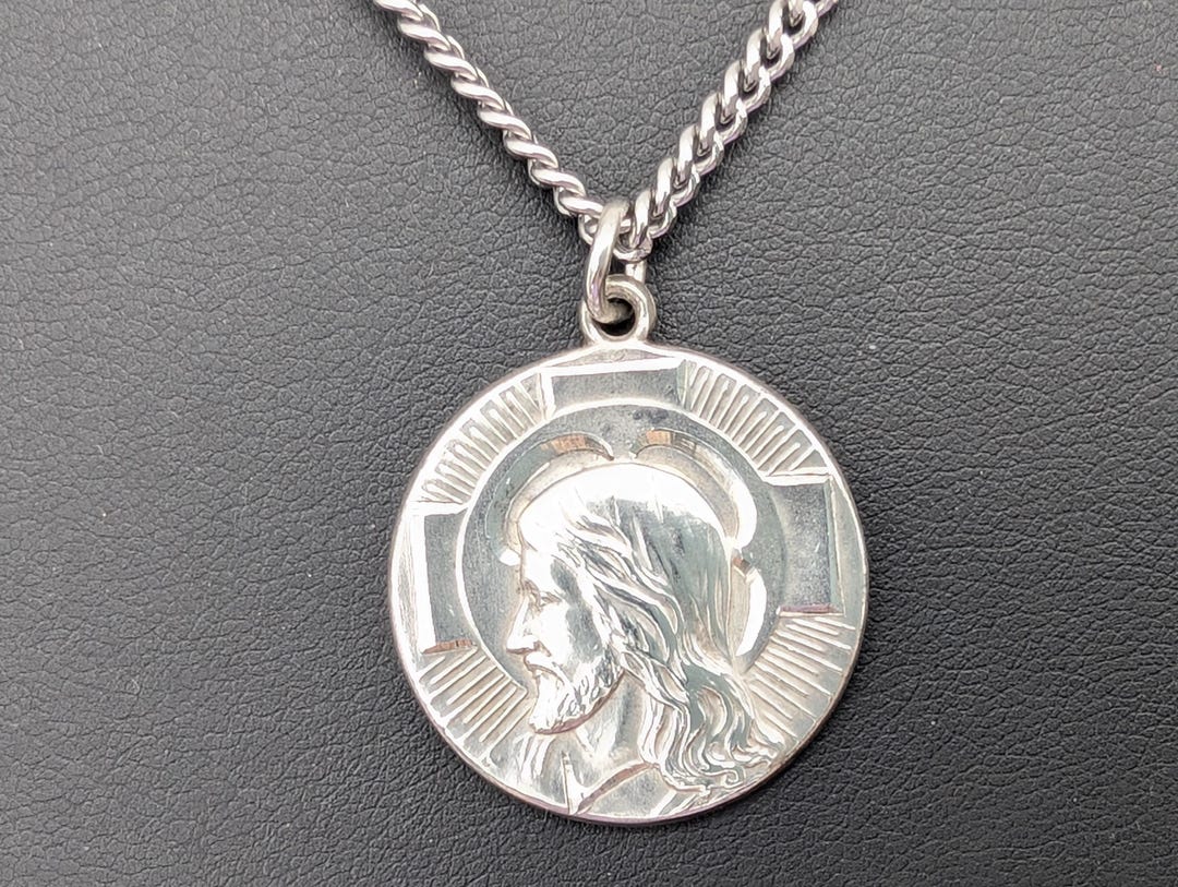 Vintage Chapel Sterling Silver Jesus United Church of Christ Pendant ...