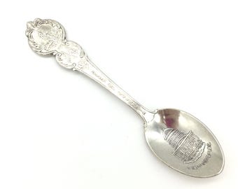 Vintage District of Columbia, Washington DC Souvenir Spoon, Heritage Collection of American States