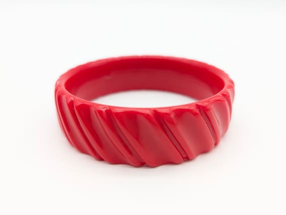 Red bakelite sale bracelet