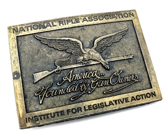 Vintage NRA Institute for Legislative Action Eagle Belt Buckle