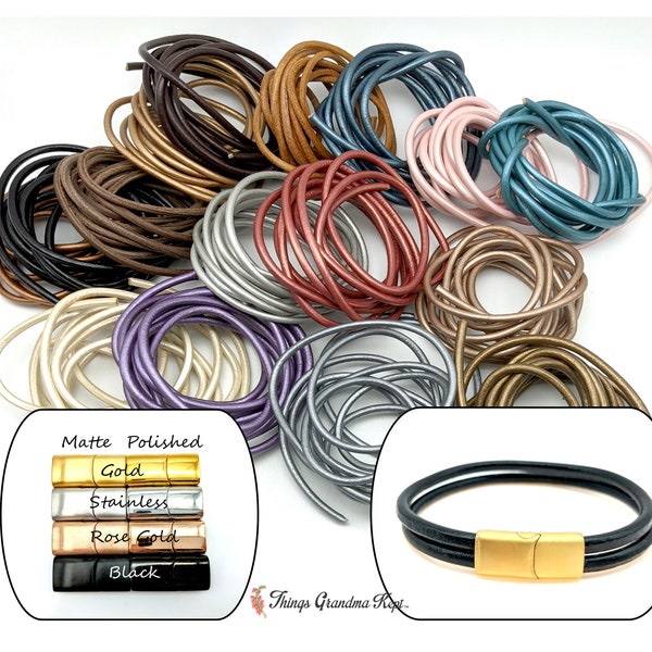 Leather Cord Slider Etsy